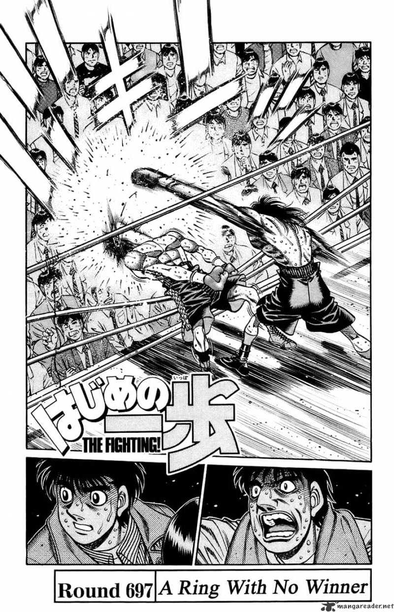 Hajime no Ippo: Fighting Spirit, Chapter 697 image 01